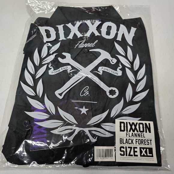 DIXXON FLANNEL - BLACK FOREST Flannel Shirt - Men's XL - Picture 5 of 8